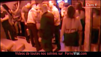 Hidden Camera Captures Group Masturbation In French Swinger Club