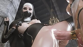 Big Tit Nuns Get Naughty In 3d