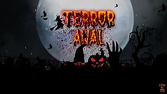 Halloween Night Anal Terror Med Linda Del Sol Og Cris Angelo