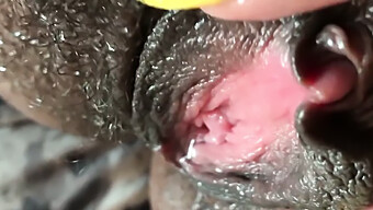 Close-Up Of Female Ejaculation