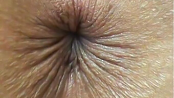 Anal Play With A Close-Up Winking Finish