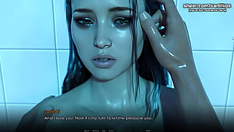 Young And Voluptuous Girlfriend Indulges In Sensual Anal Encounter With Boyfriend'S Impressive Member In The Shower In This Steamy Hentai Video