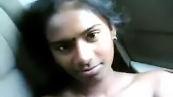 Big-Nippled Tamil Teen In Car With Bisexual Flair