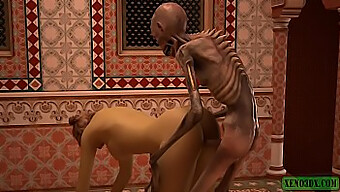 Nécromancy De Dessin Animé: Une Exploration 3d Des Morts-Vivants Et De L'Humiliation