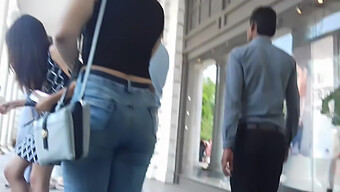 Indian Girl Wearing Tight Jeans And Showing Her Ass