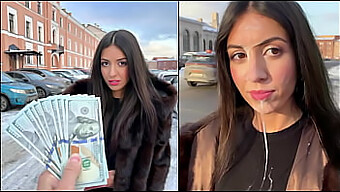 Stunning Teen Receives Facial Reward From Unknown Benefactor In Public Setting