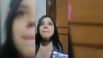 Une Adolescente Colombienne (18+) Reçoit Une Surprise De Son Petit Ami