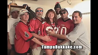 Tampa'S Best Group Sex Party With Big Tits And Bukkake