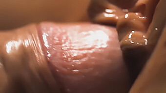 Intense Penetration With Cumshot On Shaved Pussy