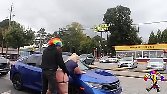 A White Pawg Gets His Big Dick Off At The Waffle House