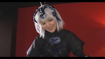 Beleza Cosplay Encara Um Pau Grande Em Um Vídeo Japonês De Garota Gostosa