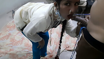 Desi Maid Gives A Blowjob To A Big Cock In Cowgirl Position