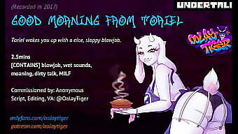 Get Ready For A Wet And Wild Morning With Toriel And Her Voice Acting Skills