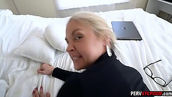 Busty Stepmom Gets Her Ass Pounded By Her Stepson'S Big Cock