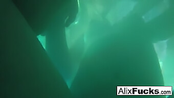 Secretly Recorded Lesbian Pleasure Featuring Alix And Jenna Underwater