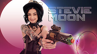 Hete Cosplay Babe Stevie Moon Wordt Gespeeld Door Een Geile Stud