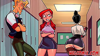 Hot Teacher Seduces Student In Perverted Cartoon