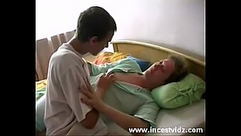 Mature Mom Takes A Blowjob From A Young Guy