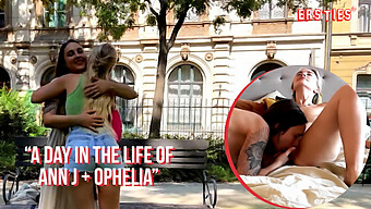 Vagina Flashing And Rubbing: Ann J And Ophelia'S Public Display Of Affection