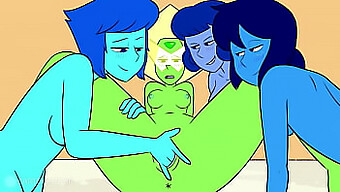 ก้นและหน้าอกของการ์ตูน: ก้นใหญ่ของ Peridot และหีแน่น