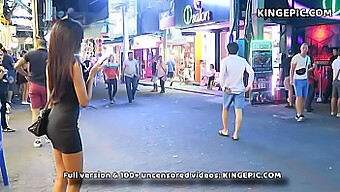 Adolescenta Thailandeză Bargirl Devine Reală Cu Un Amator