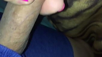 Footjob With A Latina Babe