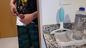 Incredible Oral And Anal Action In The Kitchen